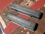 Pair Original 1955-1959 Corvette Fin Staggered Aluminum Valve Covers 327 283. Fixed Price $199.00.