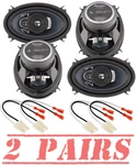 Pioneer TS-A463R 3-WAY 4"X6" 210 Watts Speakers For 1988-94 Gm C/k 1500 Pickup. Fixed Price $149.99.