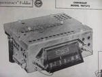 1957 Chevrolet Model 987573 Radio Photofact. Fixed Price $10.00.