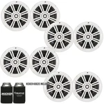 Kicker White Oem Replacement Marine 6.5" Coaxial Bundle 8 Speakers. Fixed Price $439.92.
