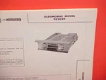 1962 Oldsmobile 98 Dynamic 88 Starfire Convertible Radio Service Manual. Fixed Price $19.99.