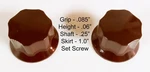 One Set Of Two Antique Tube Radio Knobs - Vintage Reproduction Replacement. Fixed Price $21.00.