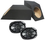 Kicker Wrangler 87-95 46CSS694 6X9" Speakers And Asc 6X9JEEP-PASS Sub Box. Fixed Price $259.95.