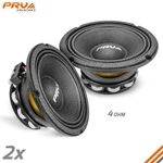 2X Prv Audio 6MR500-NDY-4 Midrange Neodymium 6.5" Speakers Ohm Pro 1000W. Fixed Price $259.82.