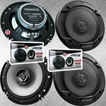 4X Kenwood Car Audio KFC-1666S 300 Watts 6.5" 2-WAY Neodymium Coaxial Speakers. Fixed Price $84.99.