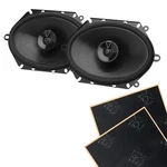Jbl Club 864F 6X8" Series Coaxial Car Speakers W/ Sound Damping. Fixed Price $124.94.