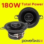 Powerbass 3.5" 8CM 2-WAY Coaxial Car Speakers 180W Total S-3502 Pair. Fixed Price $50.34.