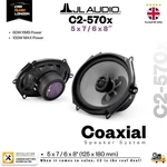 Jl Audio C2-570X 5X7 / 6X8" 2-WAY Coaxial Car Speakers 60W Rms Silk Dome Tweeter. Fixed Price $186.30.