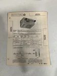 1950'S Sams Photofact Motorola Radio Model 397X. Fixed Price $6.99.