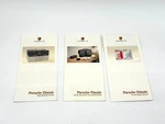 Porsche Classic Trifold Brochure Lot - Radio Navigation, Motoroil, Care Set. Fixed Price $15.00.