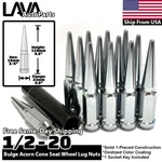 20X Chrome 1/2-20 Spike Lug Nut Fit Chevy Blazer Cadillac Deville Buick Lesabre. Fixed Price $49.49.