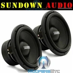 (2) Sundown Audio SA-12 D4 Classic 12" 750W Rms Dual 4-OHM Subwoofers Speakers. Fixed Price $679.98.