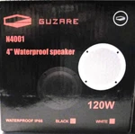 Guzare 4" Waterproof Speaker, N4001 Pair, Black With Fast Shipping!!. Fixed Price $39.88.