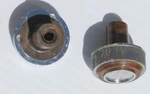 Vintage Oldsmobile Woodgrain Gm Delco Radio Knobs. Fixed Price $29.99.
