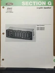 Service Manual 1985 Ford E5EF 18T803 Aa E5SF E59F Da Equalizer. Fixed Price $13.98.