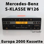 Becker Europa 2000 BE1100 Cassette Radio Mercedes W126 S-class Car Stereo. Fixed Price $499.00.