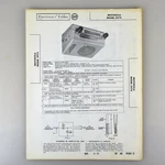 Motorola 397X Automobile Radio Receiver Sams Photofact Service Manual 369-15. Fixed Price $9.95.