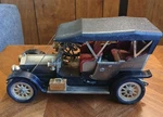 Vtg Waco 1910 Rolls Royce Silver Ghost Metal Model Car Working Transistor Radio. Fixed Price $30.00.