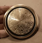 1967 Plymouth Fury Vip Door Panel Emblem Gold Medallion Anodized Aluminum. Fixed Price $35.00.