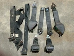1973 1974 Chevrolet Nova Ss Bucket Seat Complete Belt Set Front & Rear Oem. Fixed Price $252.84.