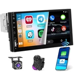 7" Single 1DIN Touch Screen Stereo Radio Usb Bt Android Auto Carplay +camera. Fixed Price $45.99.