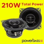 Powerbass 10CM 4" 2-WAY Coaxial Car Speakers 210W Total S-4002 Pair. Fixed Price $50.14.