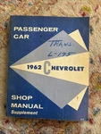 1962 Chevrolet Passenger Car Shop Manual Supplement ST-6 Gm Oem Impala Bel-air. Fixed Price $23.00.