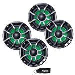 Wet Sounds Revo 6-XSB-SS Black Stainless Overlay Grill 6.5" Led Speakers. Fixed Price $847.98.