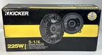 Kicker 43CS54 Ds Series 5.25-INCH 75W Ohm Car Audio Speakers New Box. Fixed Price $59.99.