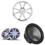 Wet Sounds Marine Revo White/stainless Xs Grill Boat Speaker Bundle (2) 8" & .... Fixed Price $1189.97.