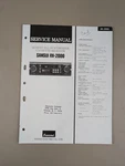 Sansui RX-2000 Quartz Pll Synthesizer Cassette Receiver Service Manual D-2018. Fixed Price $54.95.
