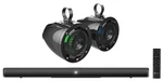 2 Mtx MUD65PL 6.5" 100W Tower Roll Bar Led Speakers For Polaris Rzr/atv/utv/jeep. Fixed Price $329.95.