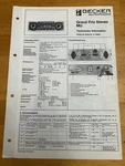 Becker Autoradio Grand Prix Stereo Mu Technical Information G160001 Oem Vintage. Fixed Price $29.99.