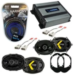 Fit Mercury Grand Marquis 98-02 Speaker Upgrade Kicker KSC68 KSC69 HA-A400.4 Amp. Fixed Price $288.99.