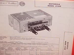 1956 Motorola Am Radio Service Manual Model 6TAS8 Chevrolet Ford Chrysler Dodge. Fixed Price $19.99.