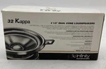 Old School Infinity Kappa Series 32CF 3.5" 2-WAY Speaker System, Niob. Fixed Price $129.99.