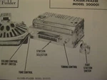1947, 1948, 1949 Kaiser Frazer 200001 Radio Photofact. Fixed Price $12.50.