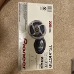 Pioneer TS-A1671R 6-1/2" 3-WAY 220W Max Car Audio Speakers. Fixed Price $54.90.