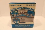 Realistic Auto Weather Radio Cat. No. 12-1371. Fixed Price $19.99.