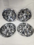 Set Of 1966 Pontiac Lemans Tempest Gto 14INCH Stainless Steel Hub Caps Oem Gm. Fixed Price $225.00.