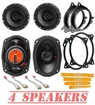 Jbl Front Door 6.5" Rear Deck 6X9" Speakers Kit For 2003-2013 Toyota Corolla. Fixed Price $209.99.