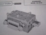 1960 Studebaker AC-2978 Radio Photofact. Fixed Price $10.00.