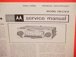 1968 Motorola Auto Car Am Radio Factory Service Shop Repair Manual Model TM528A. Fixed Price $21.99.
