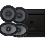 Alpine Series Speaker Upgrade Package R2-S65 6.5" + R2-S69 6X9 Amplifier. Fixed Price $599.99.