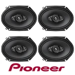 2 Pairs Of Pioneer 6"X8" 4-WAY 350 Watt Car Audio Speakers TS-A6880F. Fixed Price $165.99.