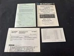 1977-1980 Porsche Blaupunkt CR-2000 Stereo Radio 911 928 Owner's Manual. Fixed Price $94.98.