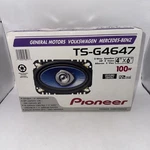 Pioneer TS-G4647 4''X 6'' 100 Watts 2-WAY Speakers New Old Stock Nib. Fixed Price $59.41.