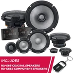 Alpine R-series 6.5" Coaxial Speakers & R2-S653 Component. Fixed Price $996.91.