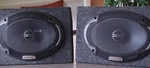 Alpine 6X9IN Coaxial Car Audio Speakers Pair Enclosures For Enhanced Sound. Fixed Price $99.00.