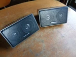 Vintage Realistic Autosound Surface Mount Speaker System 2WAY Compact 12-1707. Fixed Price $45.00.